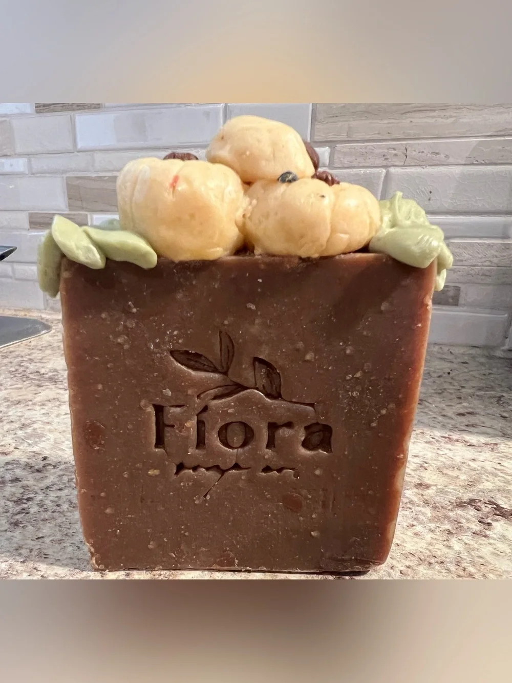 Brand New-Fiora Soap Co Pumpkin Patch Homemade Soap